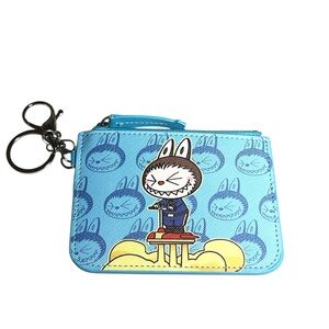 Labubu Blue Keychain Wallet